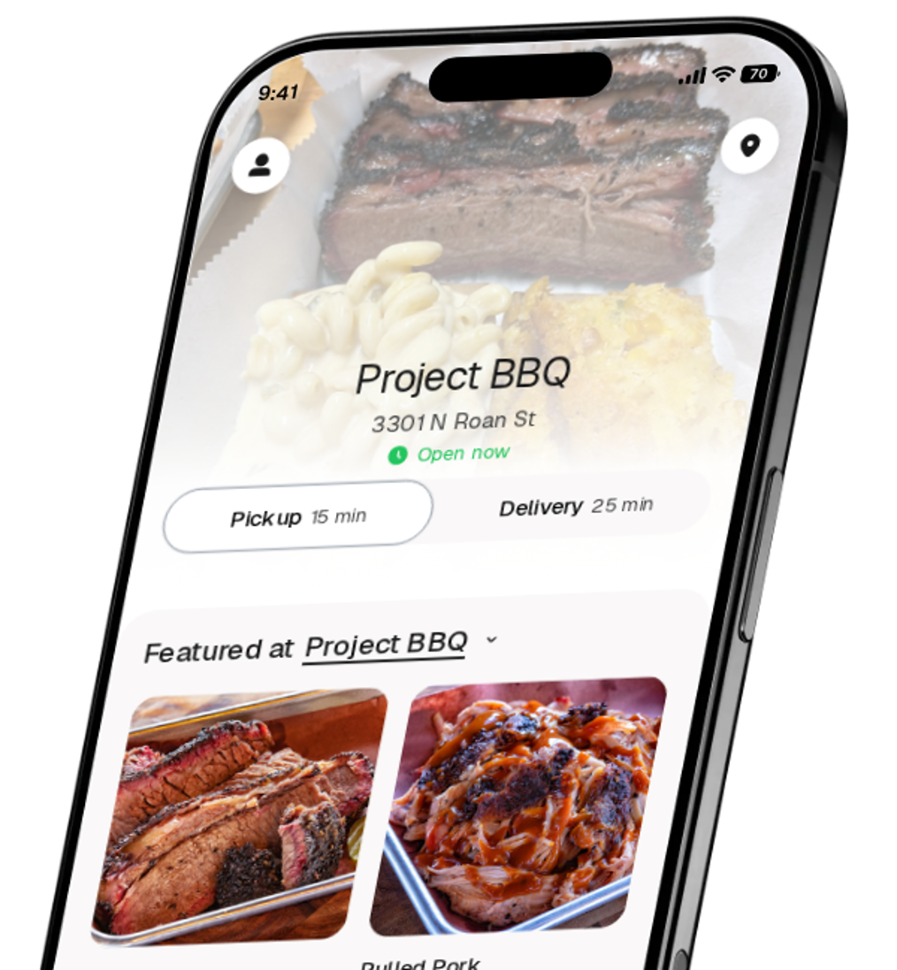 Project BBQ app preview